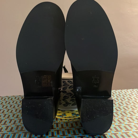 Tory Burch Kiernan 35MM Leather Knee High Riding Boots - Picture 7 of 9